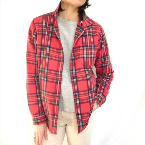 L.L.Bean classic plaid cotton flannel - Picture 6 of 14